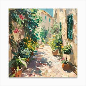 Alleyway Mallorca Canvas Print