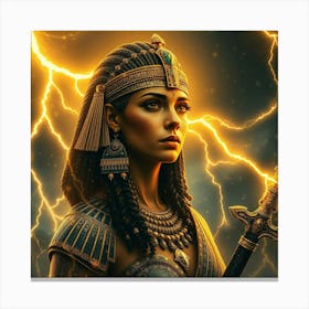 Egyptian Goddess 51 Canvas Print