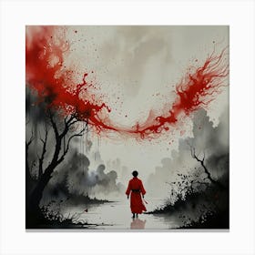 Samurai Canvas Print