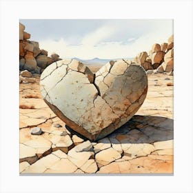 Heart Of The Desert Canvas Print