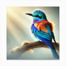 Colorful Bird 6 Canvas Print