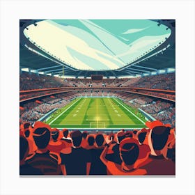 A Stadium Crowd Vector Design Illustration 1718675085 4 Canvas Print