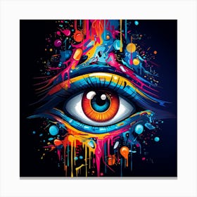 Eye Painting 1 Canvas Print