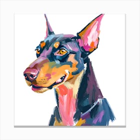 Doberman Pinscher 02 Canvas Print