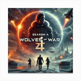 Sci Fi Season 4 Wolves Of War Title Canvas Print