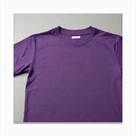 Purple T-Shirt Canvas Print