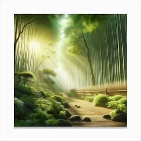 Bamboo Forest 2 Canvas Print