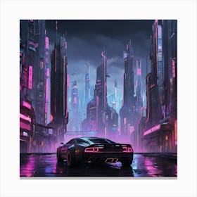 Futuristic City 2 Canvas Print