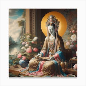 Guan Yin 5 Lienzos