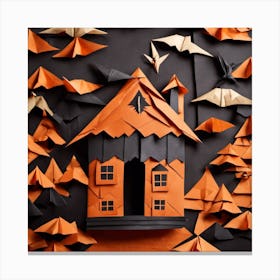 Origami House Canvas Print