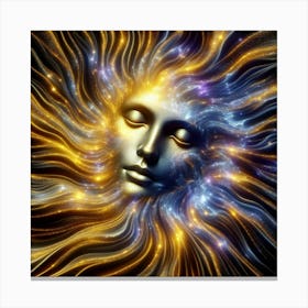 Face Of The Sun Canvas Print