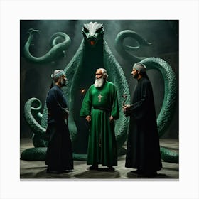 The Gathering of Guardians Canvas Print