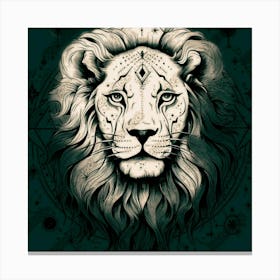 Lion Head 3 Canvas Print