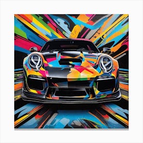 Porsche Gt3 7 Canvas Print