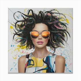 'Sunshine Girl' Canvas Print