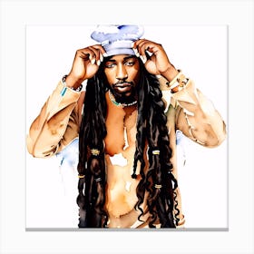 Reggae Artist Canvas Print