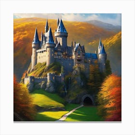 Hogwarts Castle 9 Canvas Print