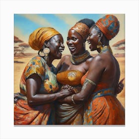 The Happiness of Africa Canvas Print
