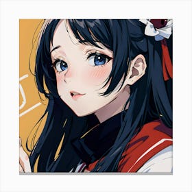 Anime Girl 3 Canvas Print