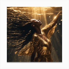 Golden Goddess Canvas Print