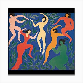 Women Dancing The Dance Painting Canvas Print