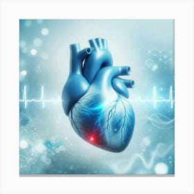 Heart Stock Videos & Royalty-Free Footage Canvas Print