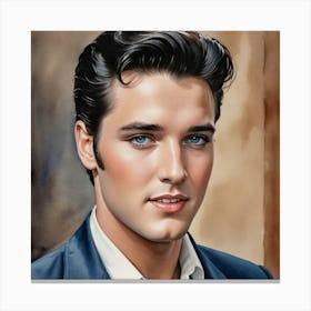 All Shook Up Elvis Presley Canvas Print