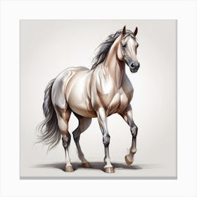 Horse Illustration Canvas Print