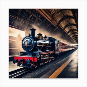 Train In The Station Canvas Print