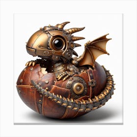 Steampunk Dragon 2 Canvas Print