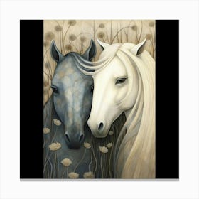 Two Horses Canvas Print