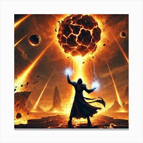 Molten Meteor Canvas Print