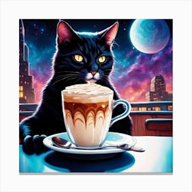 Cosmic Catfeine 11 1 Canvas Print