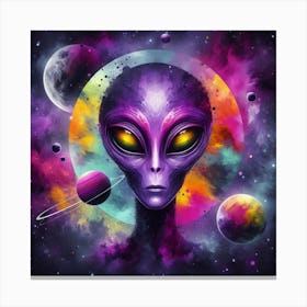 Alien Art Canvas Print
