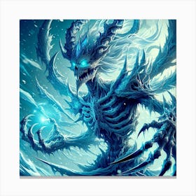 Ice Demon Canvas Print