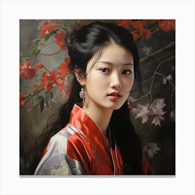 Chinese Girl Canvas Print