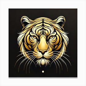 Gold Tiger Canvas Art Canvas Print