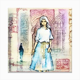 Egyptian Woman Canvas Print