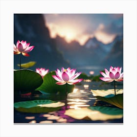 Lotus Flower 11 Canvas Print