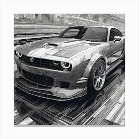 Dodge Challenger Canvas Print