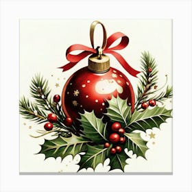 Christmas Ornament Canvas Print