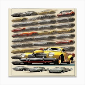 Cars Poster Canvas Print