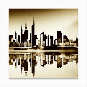 City Skyline 8 Canvas Print