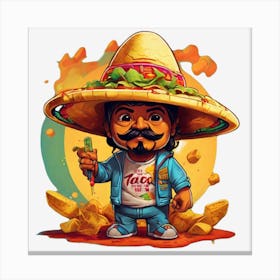 Taco Boy Canvas Print