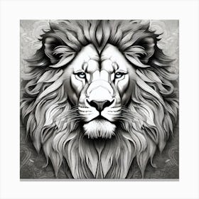 Lion Head 43 Canvas Print