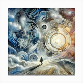 'Time And Space' Canvas Print