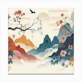 Chinese Landscape 2 Canvas Print