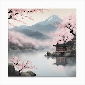 Misty Mountain Canvas Print