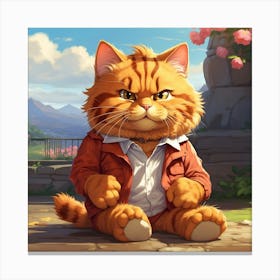 Garfield 3 Canvas Print