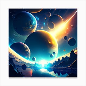 Planets Canvas Print